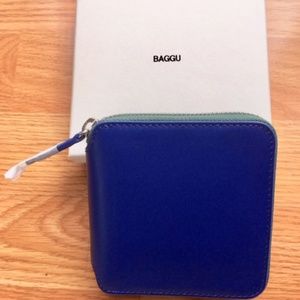 Baggu Square Wallet in Cobalt